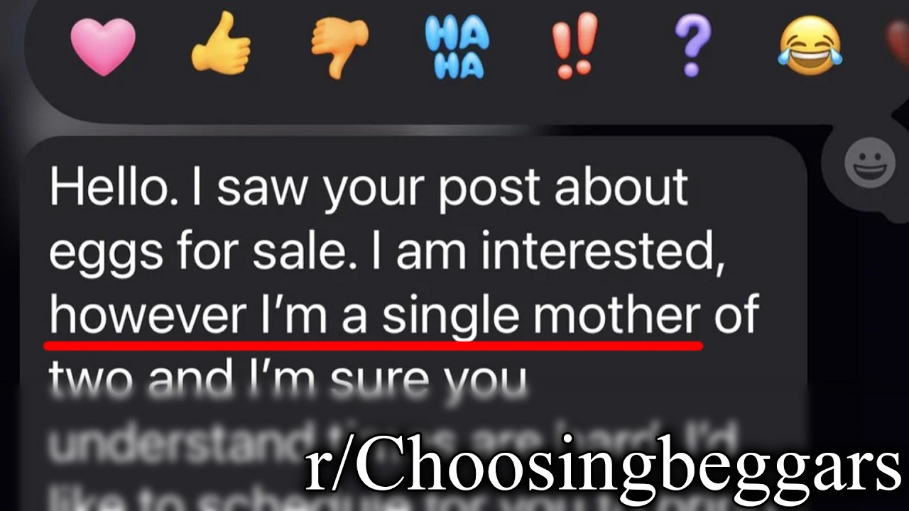 r/Choosingbeggars | i have no NEED