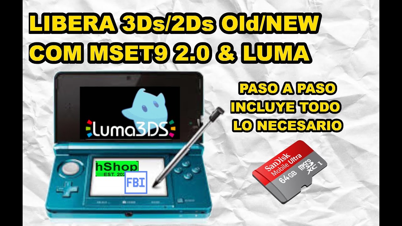 🛠️🎮 LIBERA 3DS/2DS [OLD/NEW] (2025) desde 11.4.x a 11.17.x con MSET9 2.0 Fácil Pack Completo 🛠️🎮