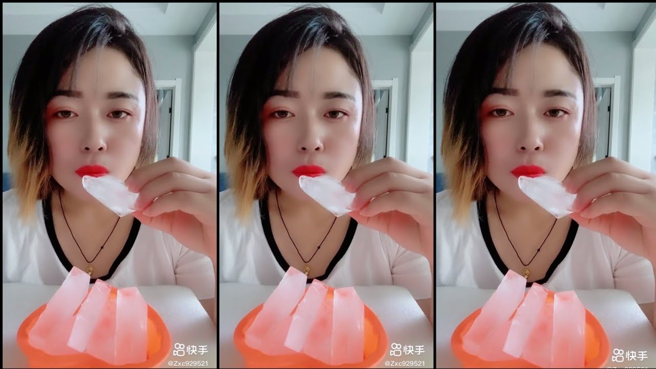 ASMR ZXC Thick Ice Hard Ice | Makan Es Batu