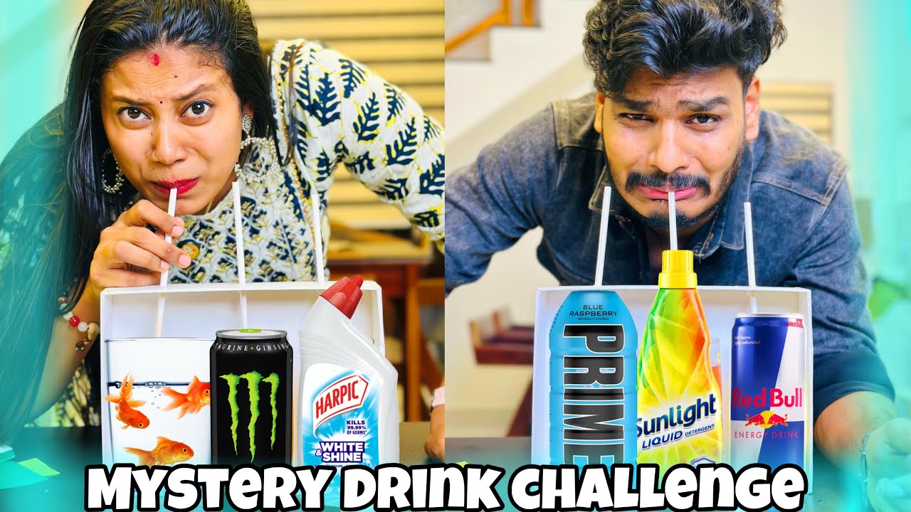 MYSTERY DRINK CHALLENGE 🤩