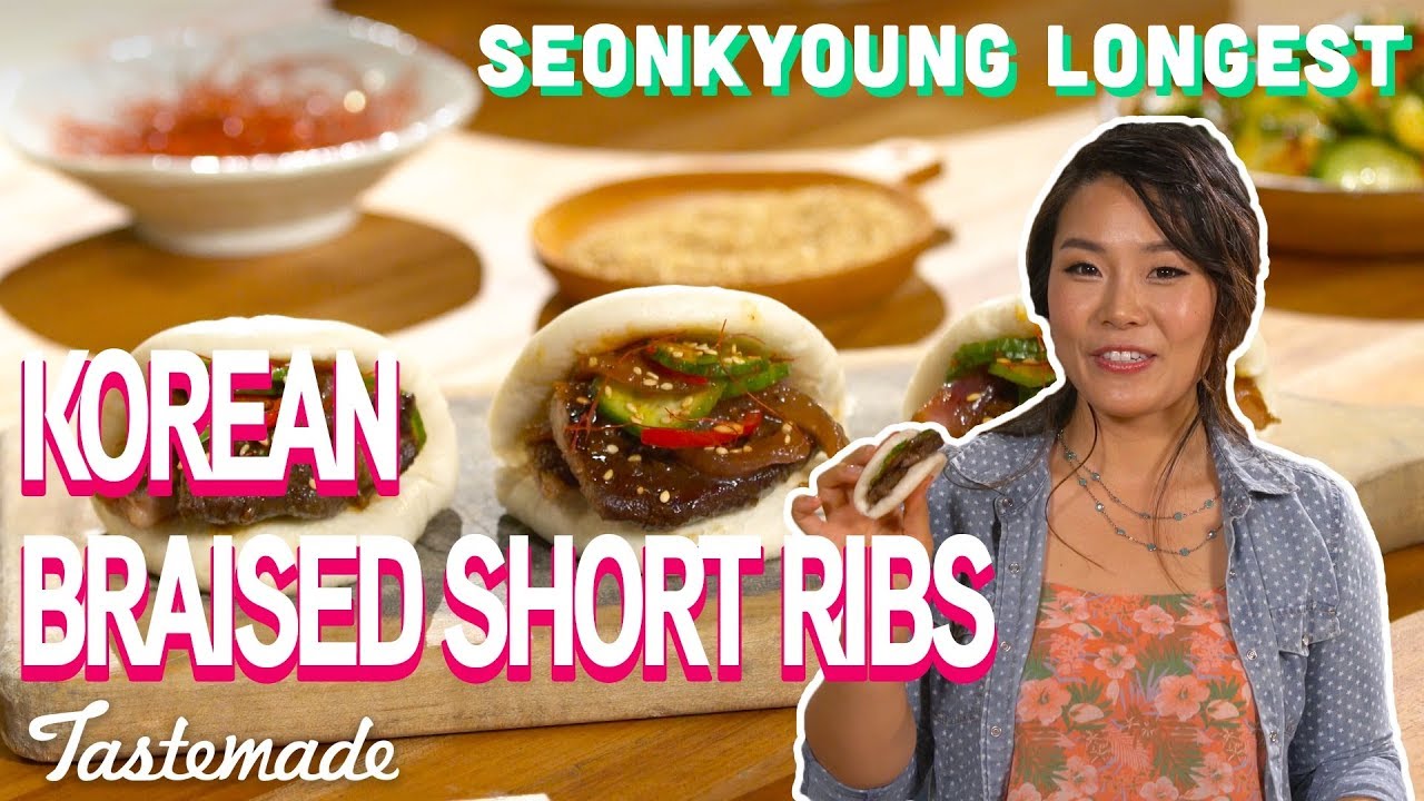 Korean Braised Short Ribs on Steamed Buns I Seonkyoung Longest