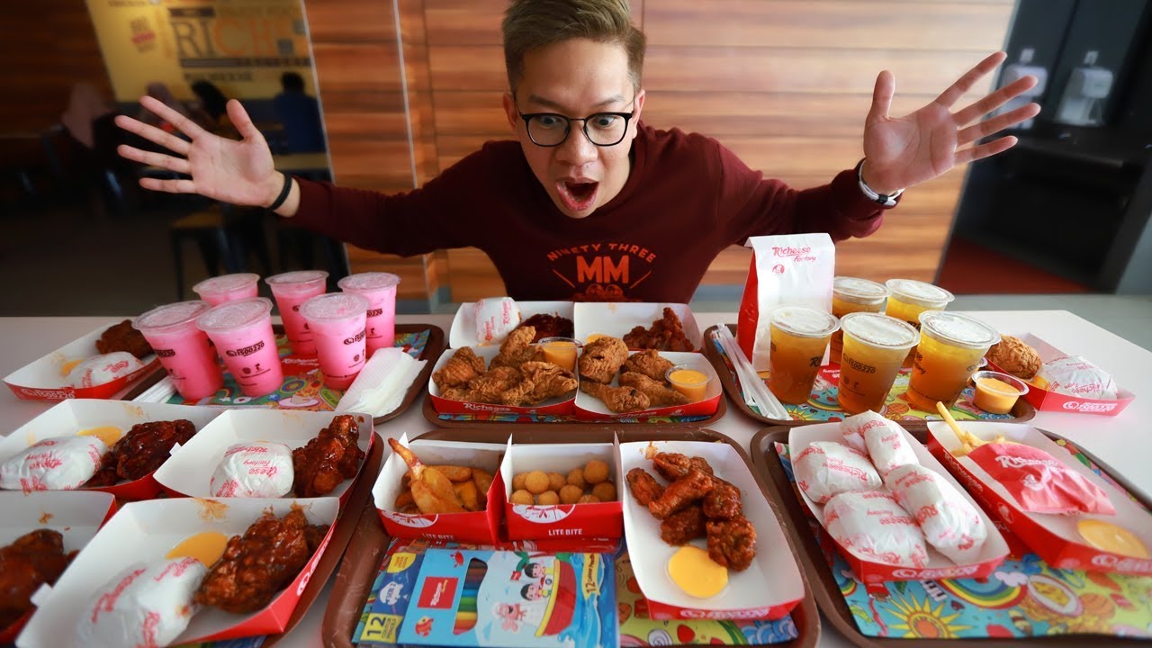 BUY ALL MENUS AT RICHEESE FACTORY!!!