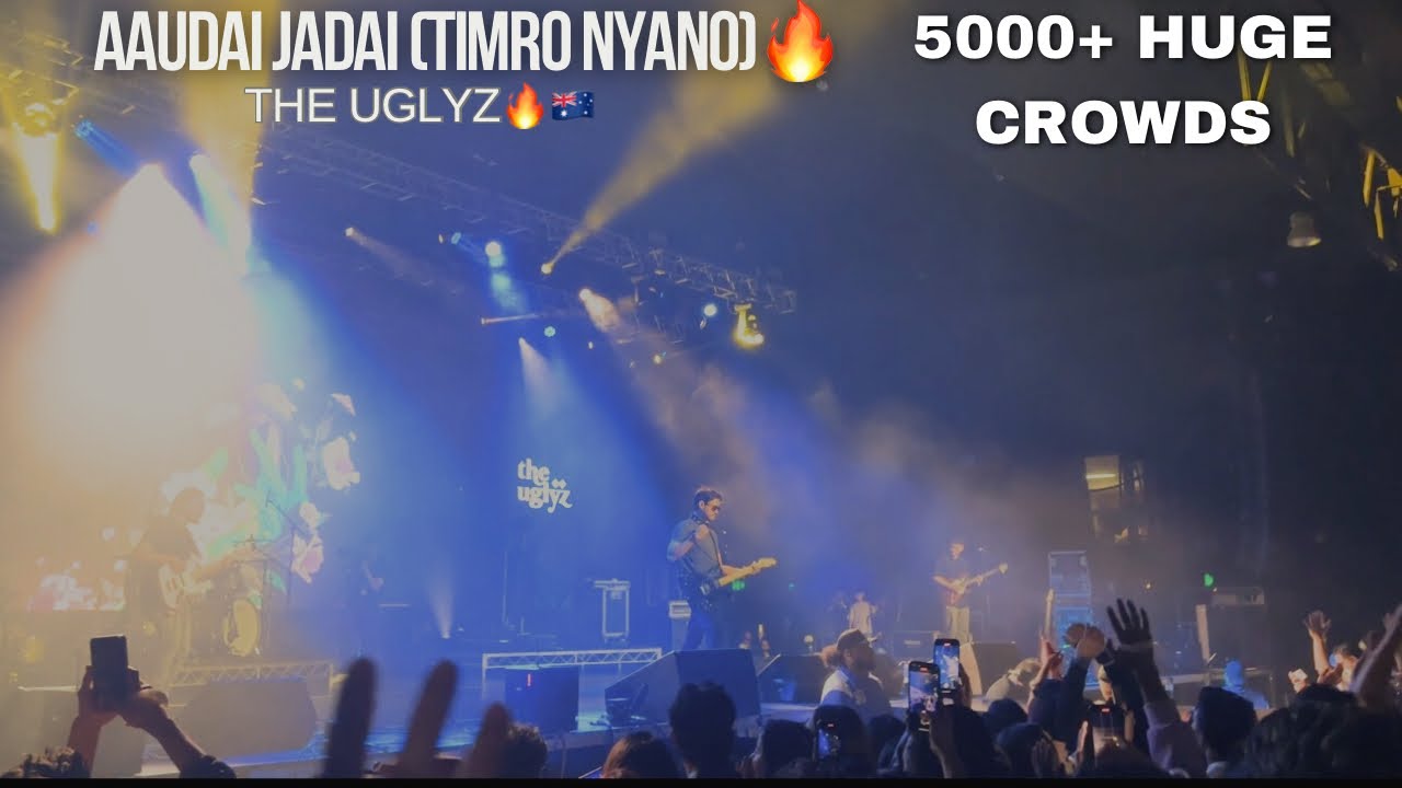 Aaudai Jadai 🔥 (Timro nyano)🇦🇺| The uglyz on fire | Concert