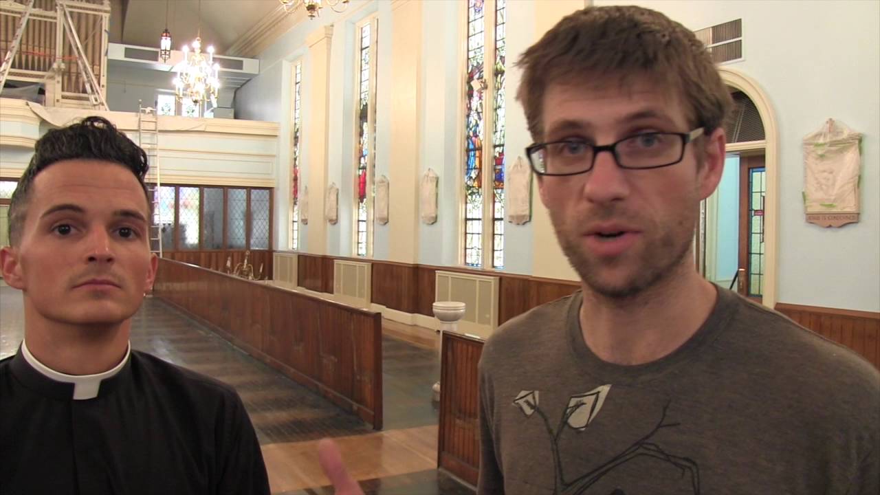 Painting Clouds in St. Peter Catholic Church