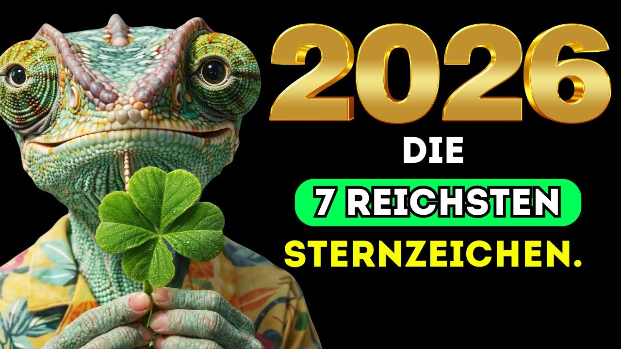 Die 7 reichsten Sternzeichen. Horoskop für 2026.
