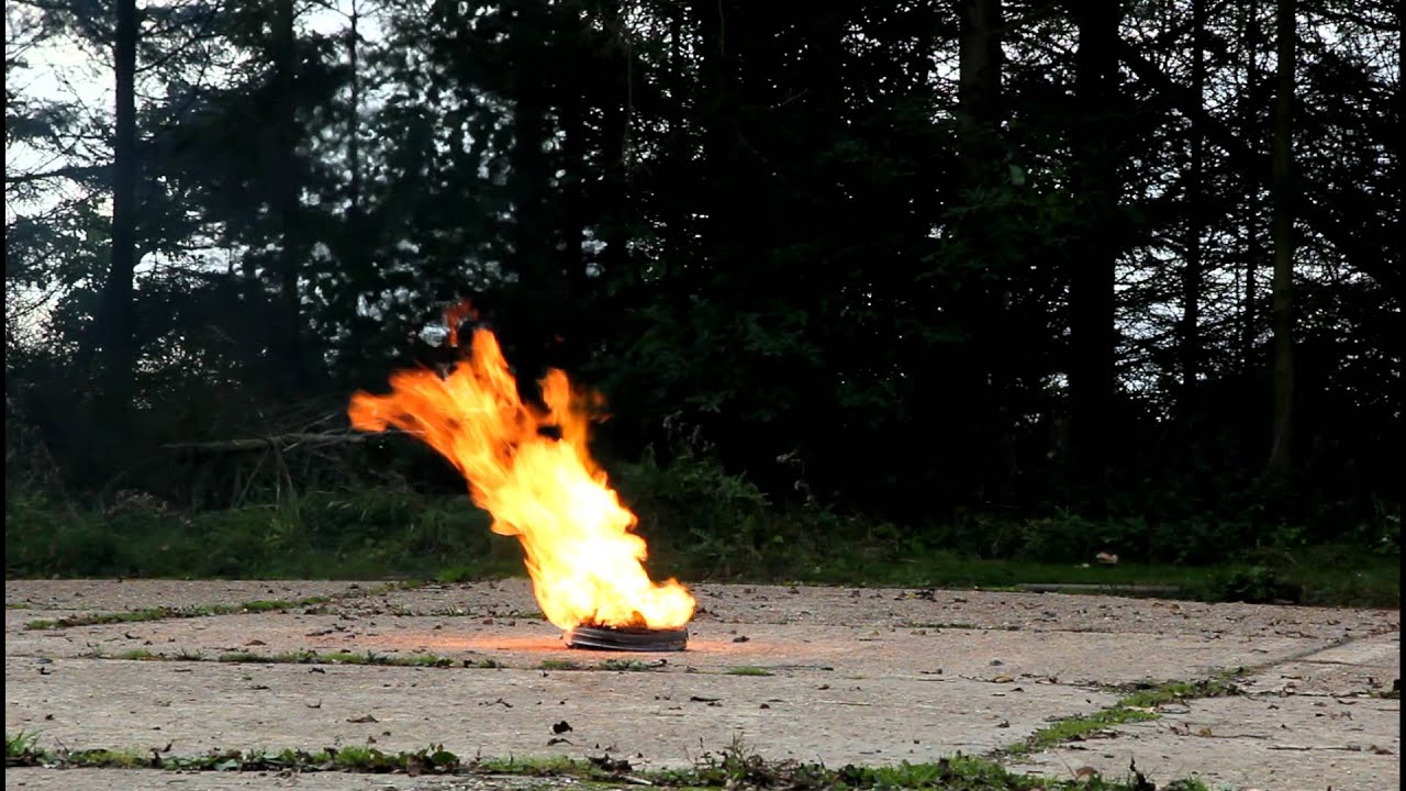Extinguishing a Nitrate Film Fire