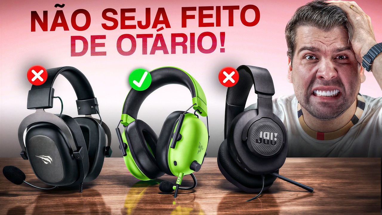 5 Headsets Gamer para Comprar SEM MEDO de Errar (Custo-Benefício 2025/26)