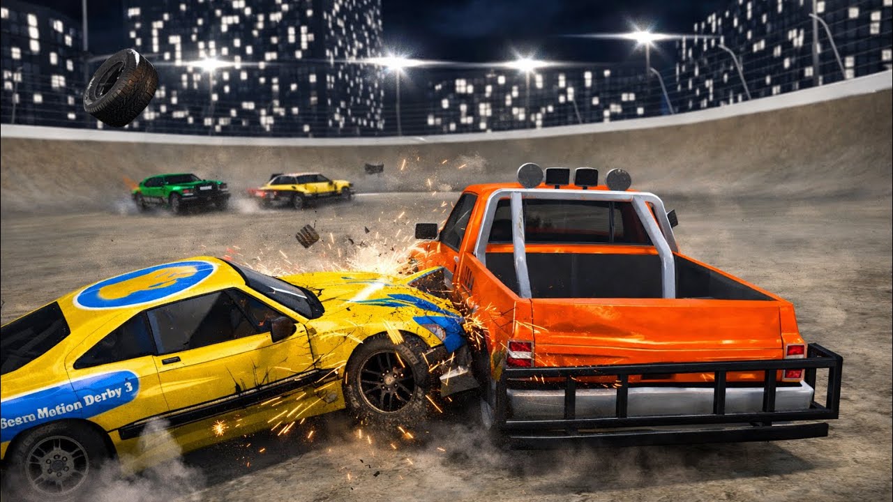 Demolition Derby 3 – Massive Car Crashes & Extreme Destruction | No Commentary