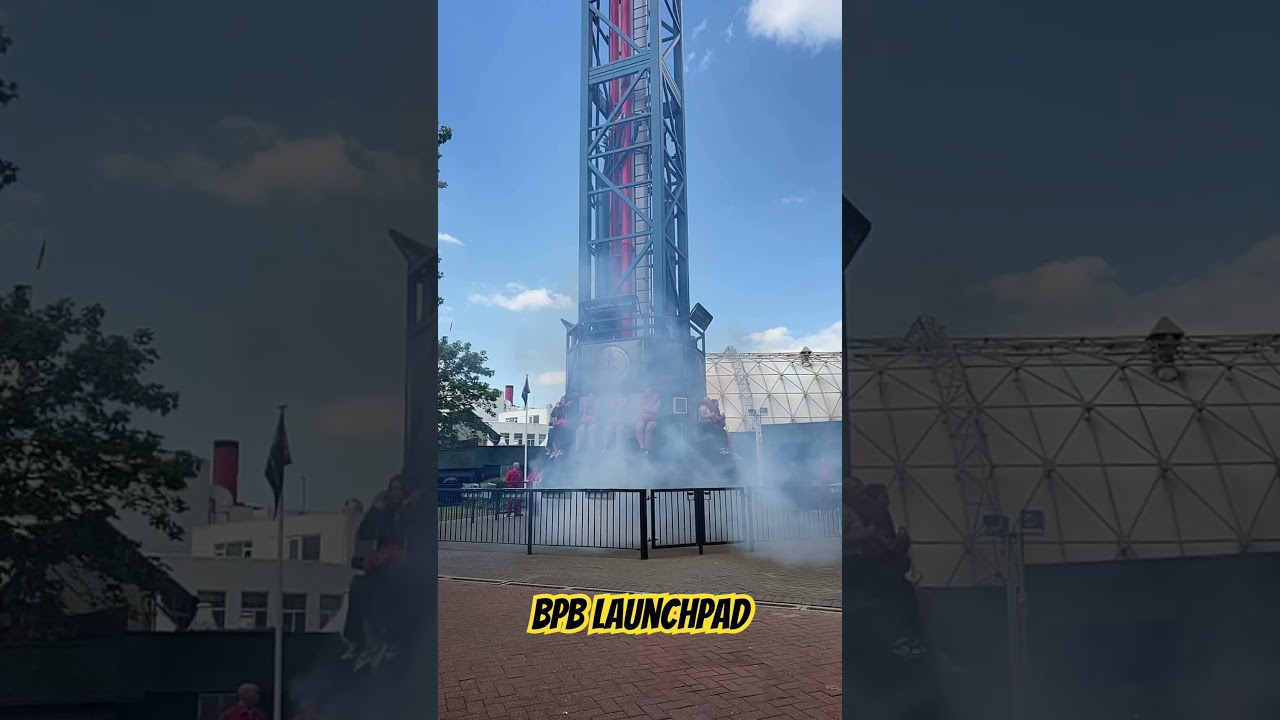 Blackpool pleasure beach - Launchpad #blackpoolpleasurebeach #bpb #launchpad #themeparks #themepark