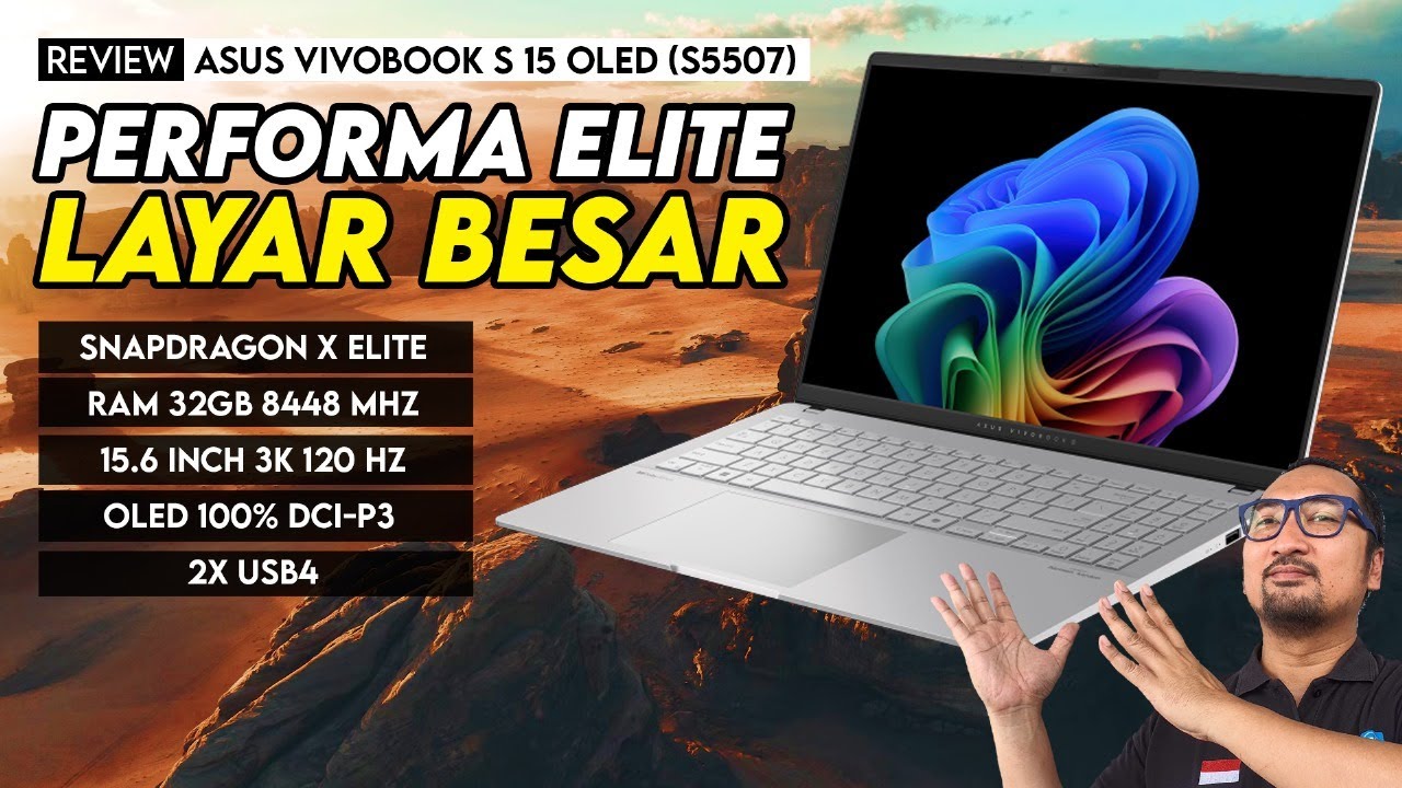 Laptop Snapdragon Bisa Sekencang Ini! Review ASUS Vivobook S 15 OLED (S5507)
