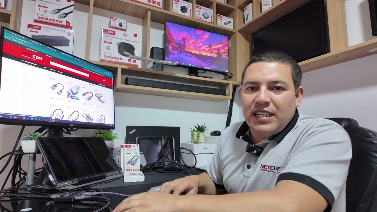 Adaptador DisplayPort a HDMI - NETCOM