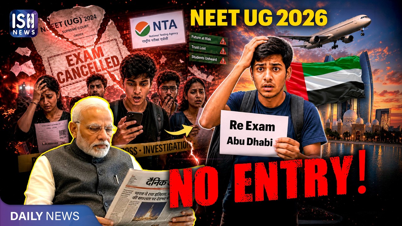 NEET UG 2026: Bengaluru Students Denied Entry, Nagpur Student Assigned Centre in Abu Dhabi| ISH News