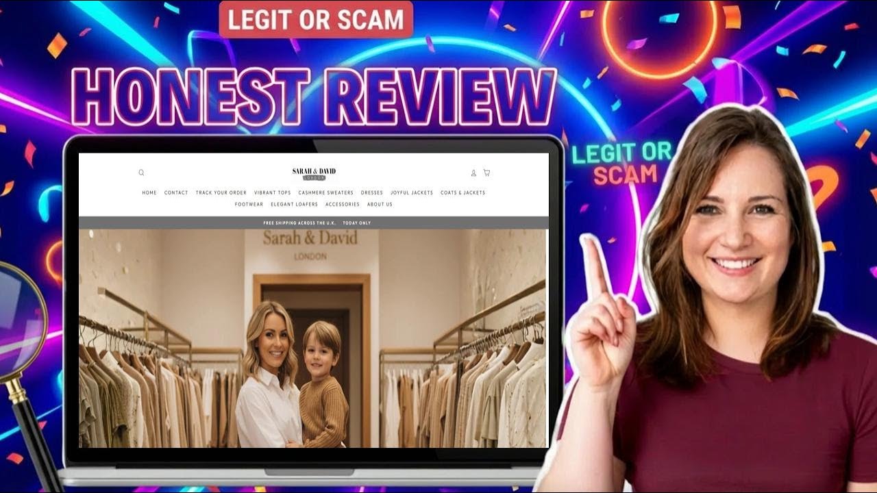 Sarah and David London Review 2026: Shop Overview