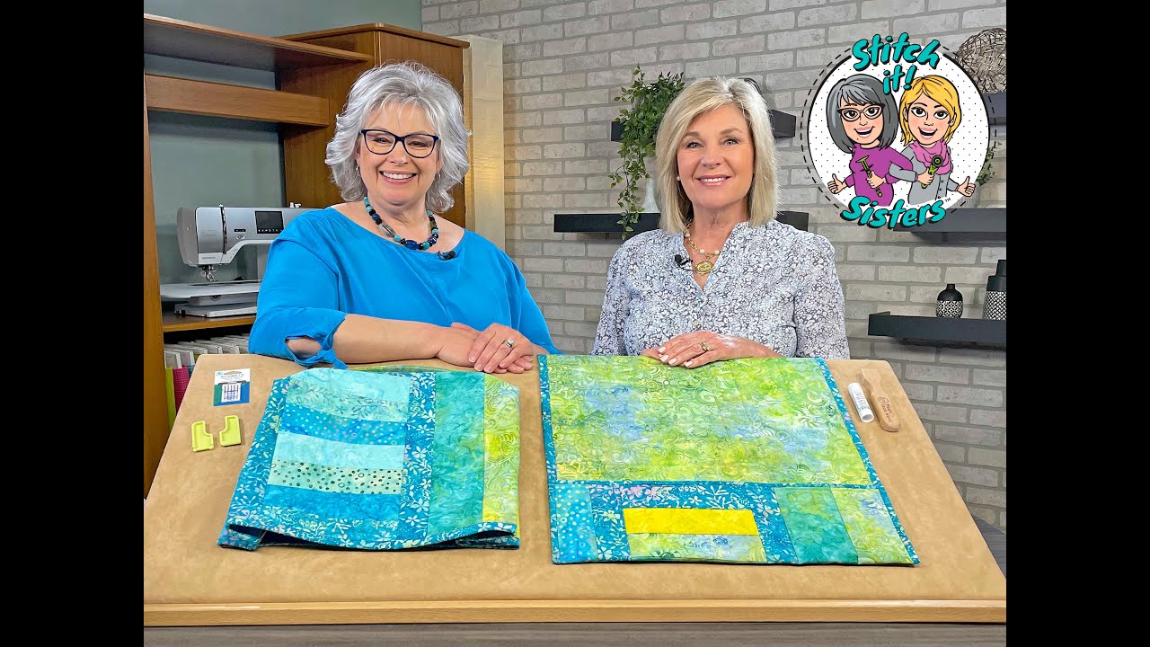 Stitch it! Sisters Quilt As You Go Sewing Machine Cover & Caddy Project (S!S 306 Nancy Zieman Prod)