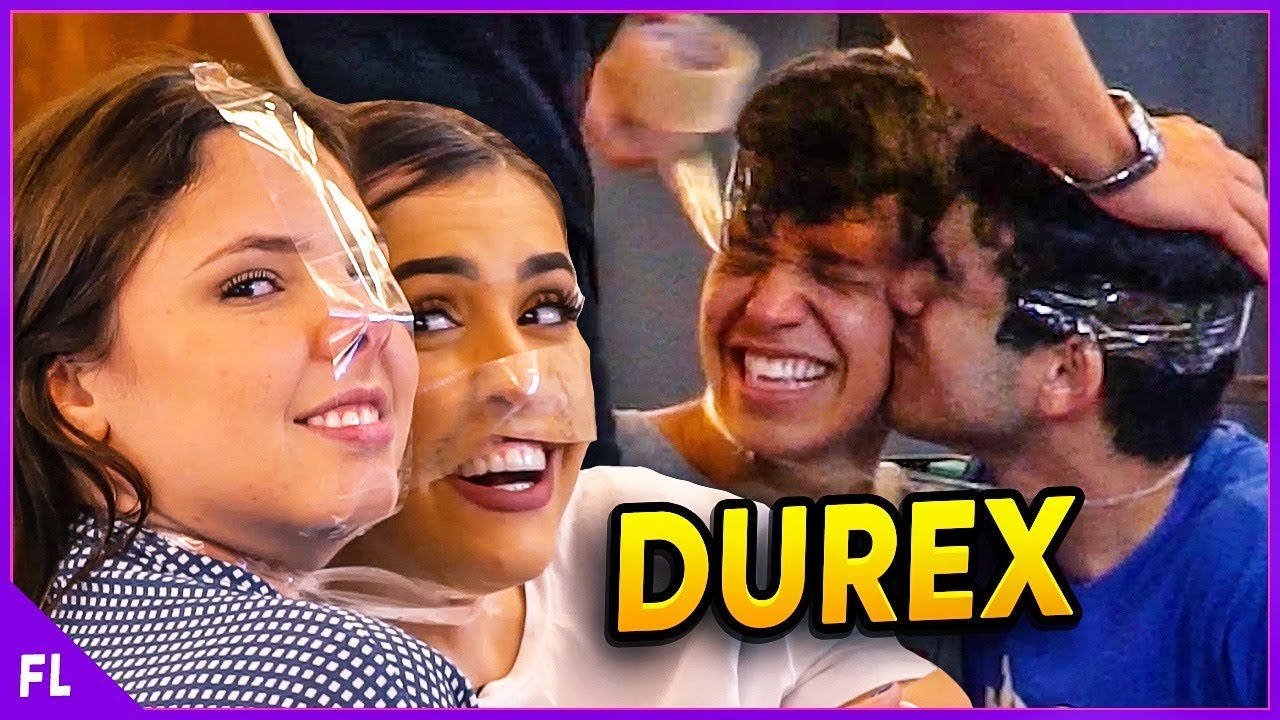 DESAFIO DO DUREX: COLAMOS O ROBIN E A CAMILOTA?!