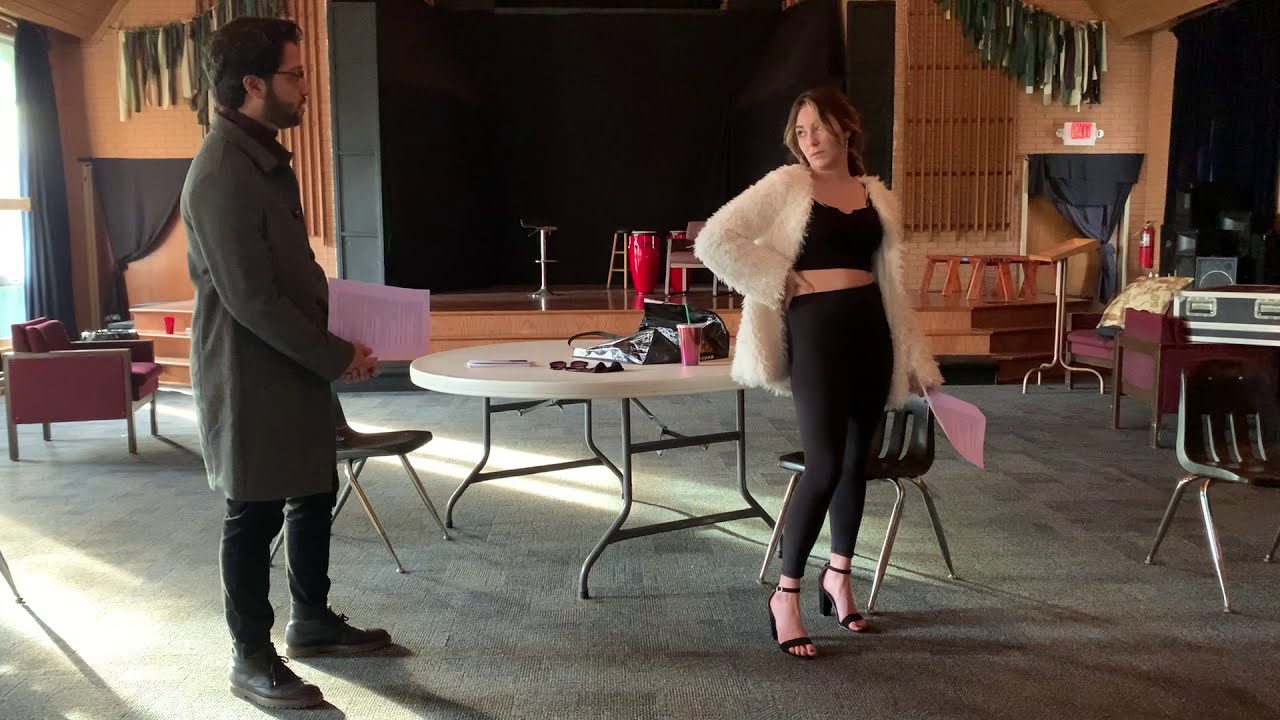 Venus in Fur Final Scene - Lilli Dickens & Uzair Jan