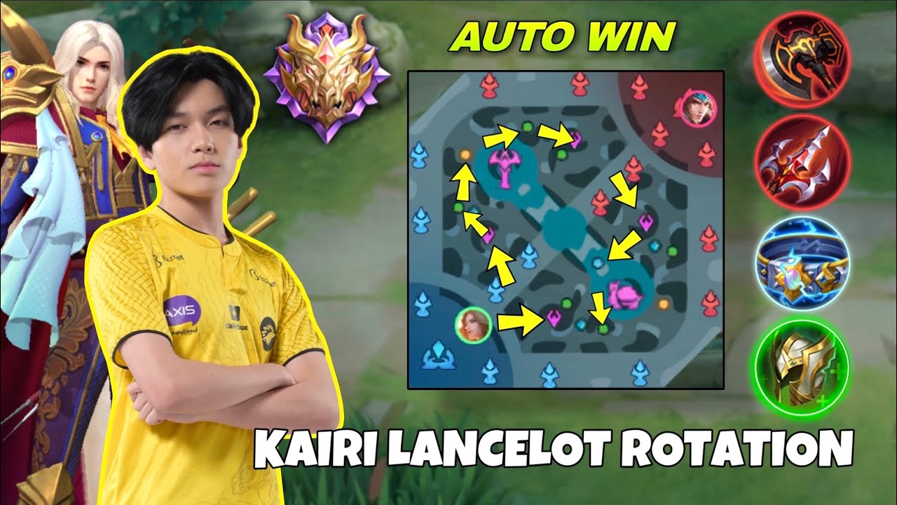 THANK YOU ONIC KAIRI FOR THIS NEW LANCELOT MPL ROTATION!! (100% Auto Winstreak!😱🔥)