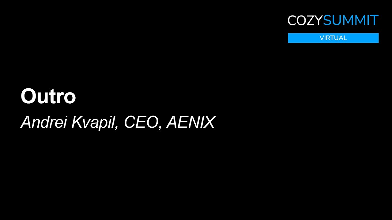 Аутро | Андрей Квапиль, генеральный директор AENIX
