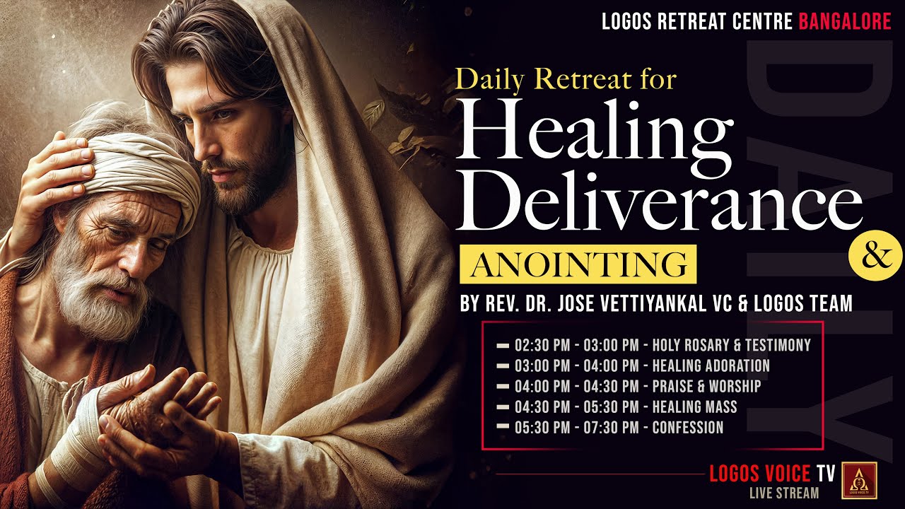 Daily Retreat for Healing, Deliverance and Anointing | 14 - March -2025  |  Logos Retreat Centre