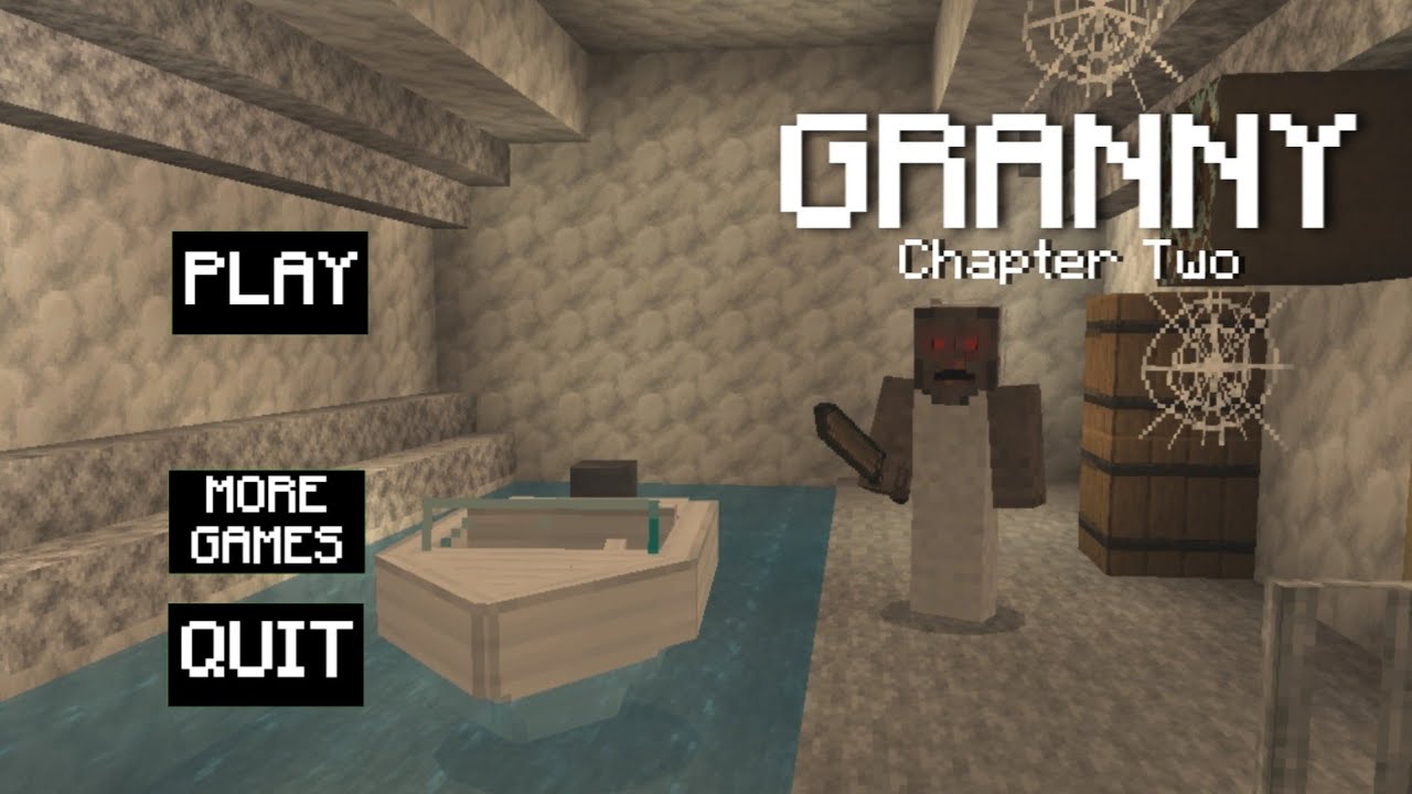 Granny 2: Granny Chapter Two Boat Escape Minecraft Gameplay (Granny Only)