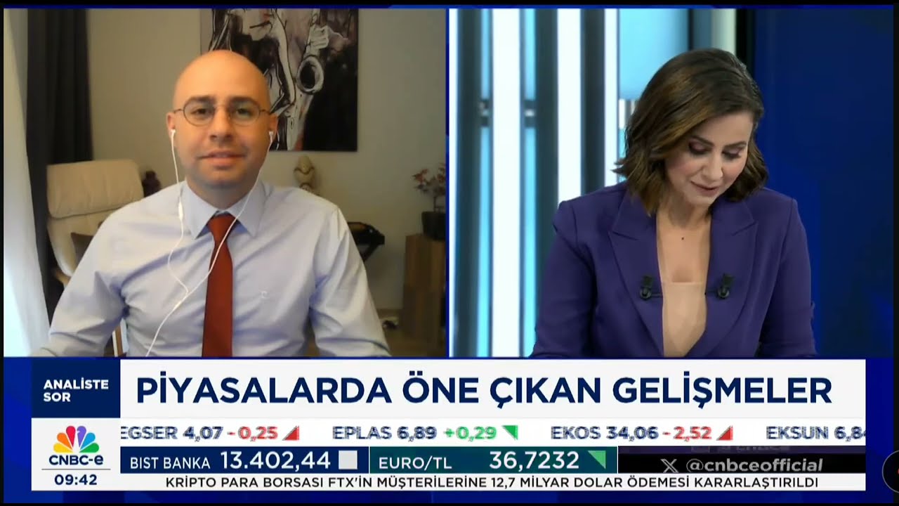 Vahap Taştan 9 Ağustos 2024 CNBC-e Yayını - ABD'de Resesyon, S&P500, Bitcoin, BİST100 ve Enflasyon