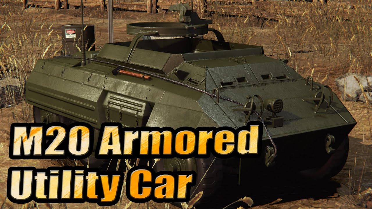 Building A M20 Armored Utility Car - Tank Mechanic Simulator