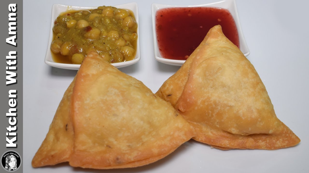 Aloo Samosa Recipe With Chutney and Chole - Special Ramadan Recipe - Kitchen With Amna