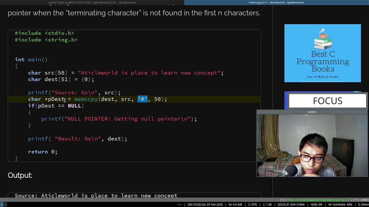 Live study: learn C programming language by building our own lisp (Part 141)