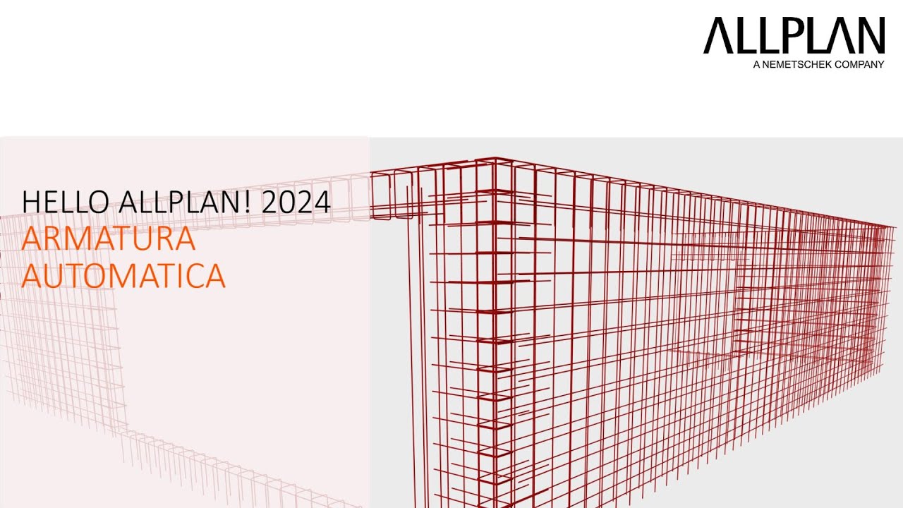 Hello Allplan 2024 - Armatura automatica