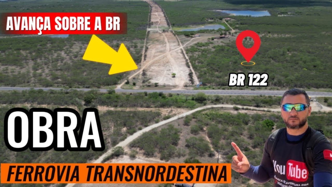 OBRA avança sobre a BR 122 no LOTE 07 na região de QUIXADÁ CEARÁ 