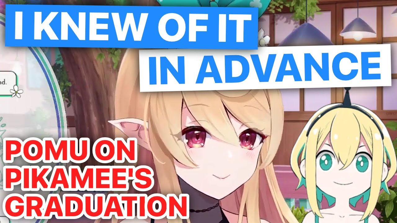 Pomu Knew About Pikamee's Graduation In Advance (Pomu Rainpuff / Nijisanji) [Eng Subs]