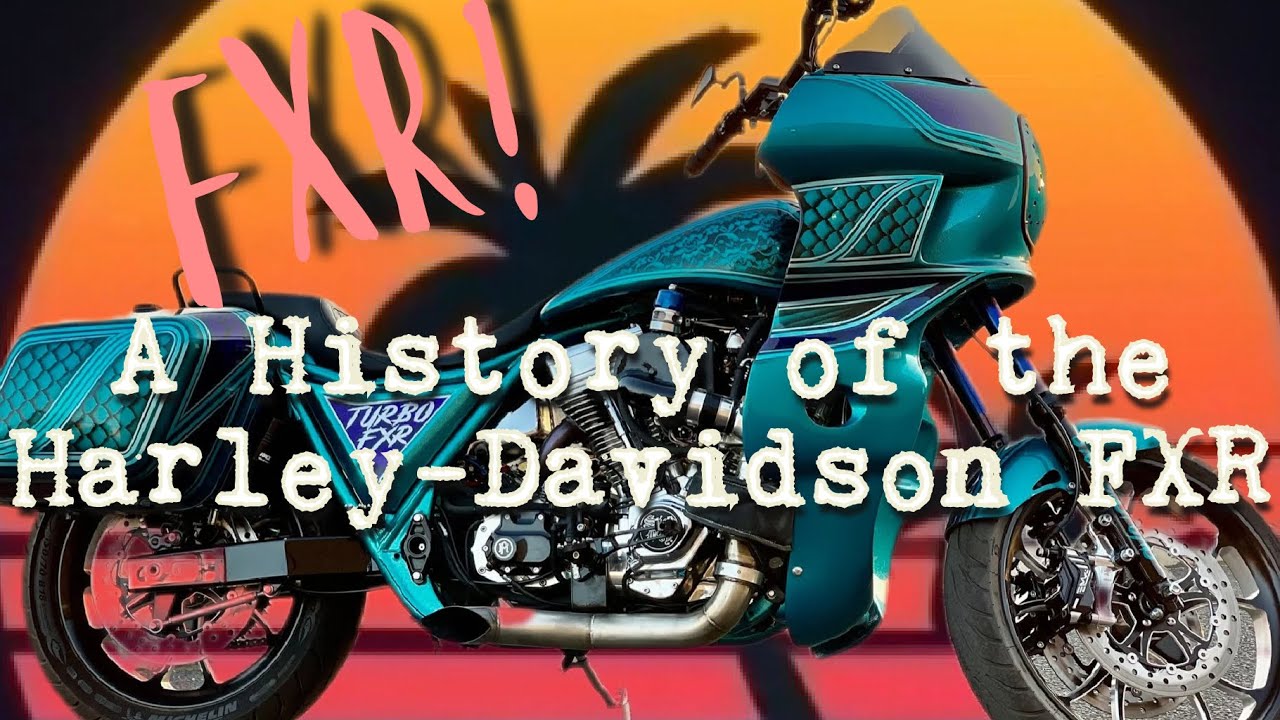 Изучение истории мотоцикла Harley-Davidson FXR