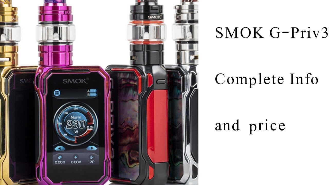SMOK G-Priv 3 Complete Review & Price info