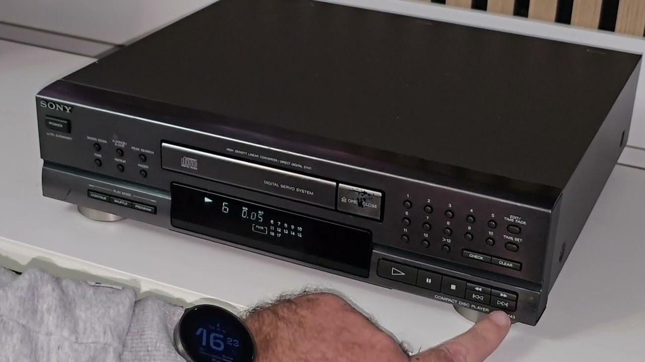 Sony compact disc player cdp-m43 short test 