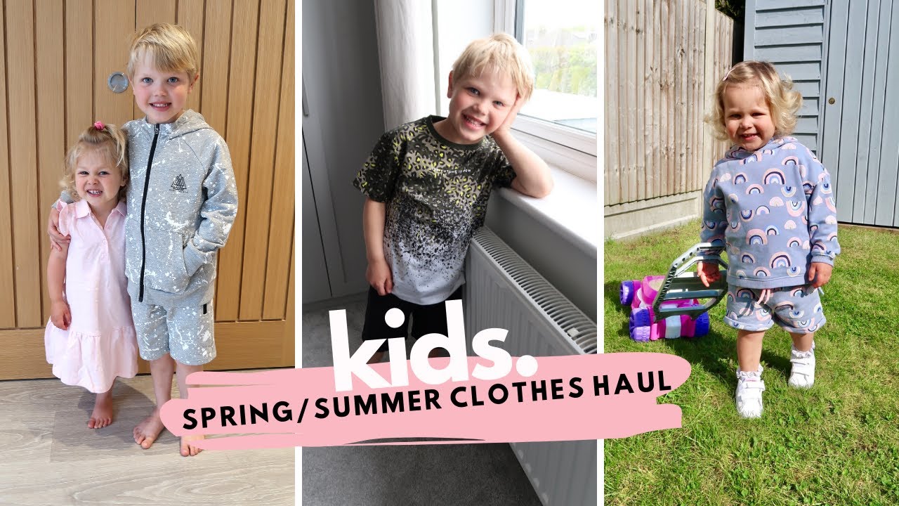 BOYS & GIRLS SPRING/SUMMER KIDS CLOTHING HAUL
