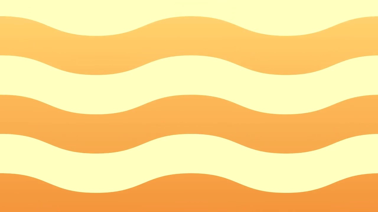 Calm Beige & Orange Wave Wallpaper 🧡 | 1:11:11 Hour of Aesthetic Ambient Screensaver Loop