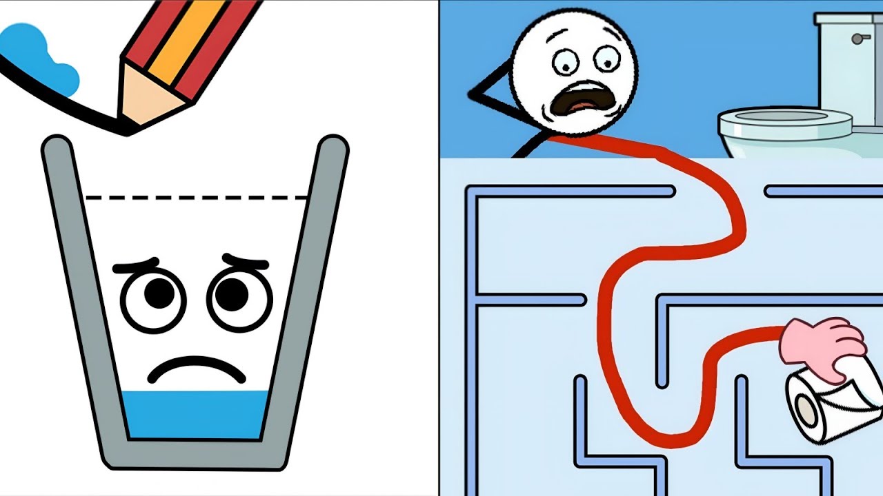 Прохождение игры Happy Glass Vs Big Head Maze: скоростной забег до максимального уровня.