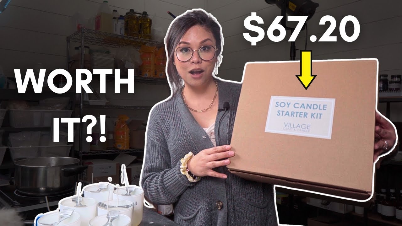 Testing a $67 Candle Making Kit