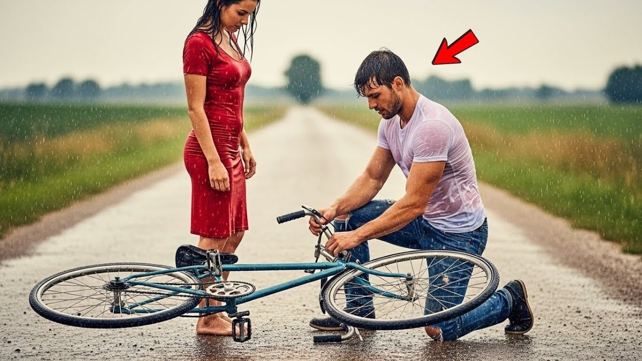 Pai Solteiro Ajudou Mulher Com Sua Bicicleta Quebrada — Sem Imaginar Que Era Uma Herdeira Bilioná