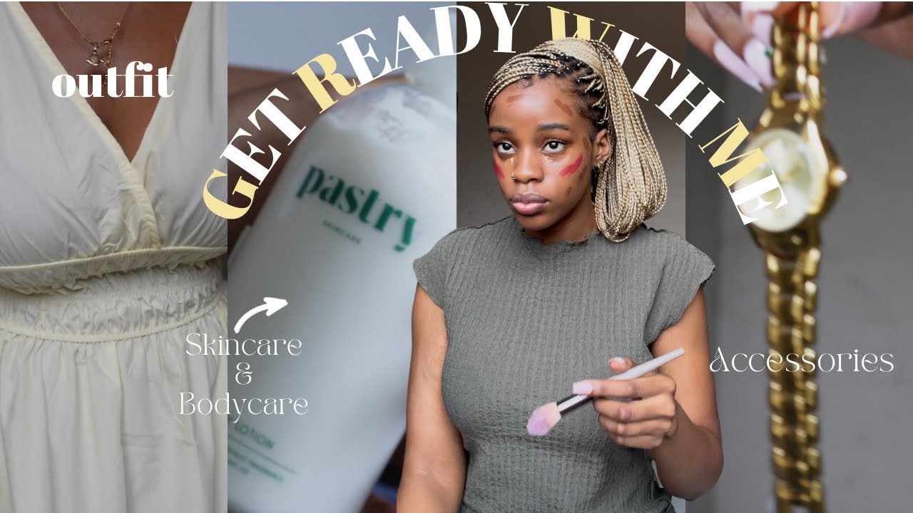 GRWM: From Shower to Slay 🤍 Full Skincare, Body Care, Makeup + Final Outfit Reveal