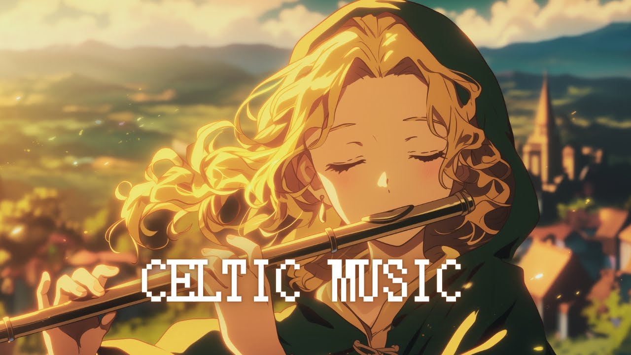 Celtic Fantasy Music - Gentle Flute Melodies Flowing Through a Medieval Town / Mix for Work & Study