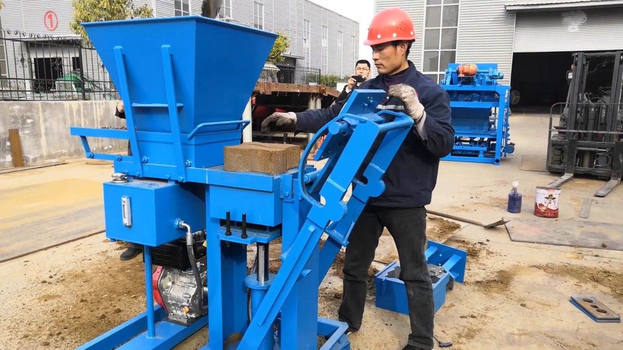 How to change interlocking brick mould to paver mould Hby2-15