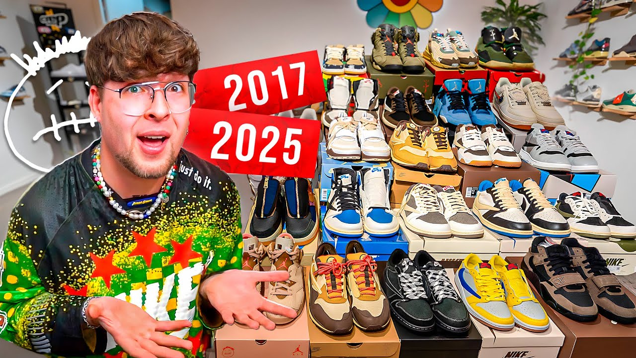 CONSEGUÍ TODAS las ZAPATILLAS de TRAVIS SCOTT DESDE 2017 HASTA 2025!!