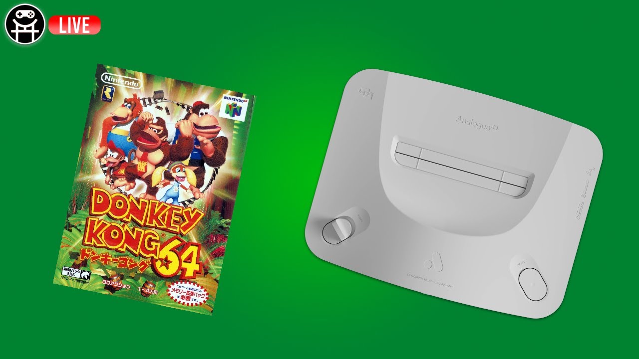 DONKEY KONG 64 - ANALOGUE 64 RUN - CONTINUED - PART 2- NINTENDO 64 FPGA - Rising Sun Retro 64