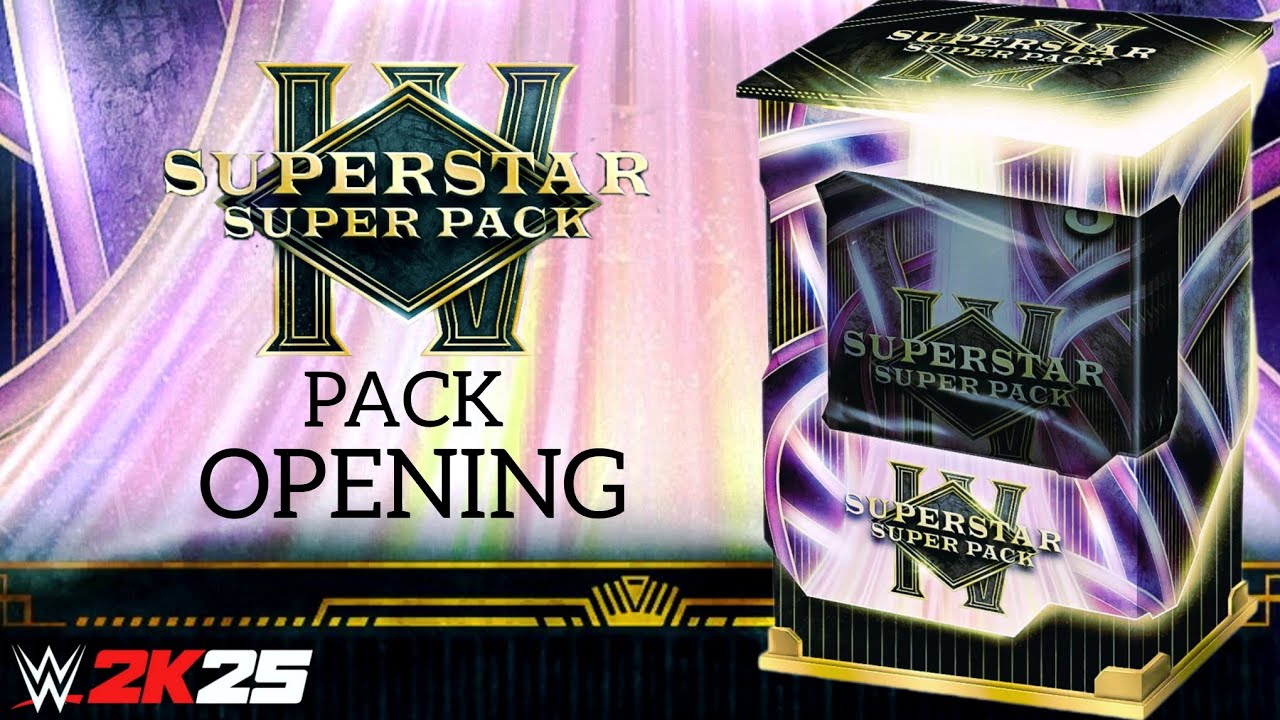 WWE 2K25 - SUPERSTAR SUPER PACK 4 PACK OPENING