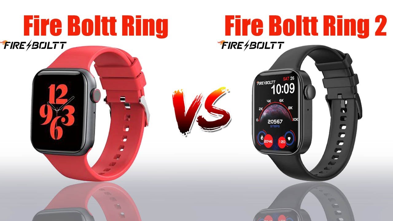 Fire Boltt Ring vs Fire Boltt Ring 2 Comparison | Which Smartwatch is Best?