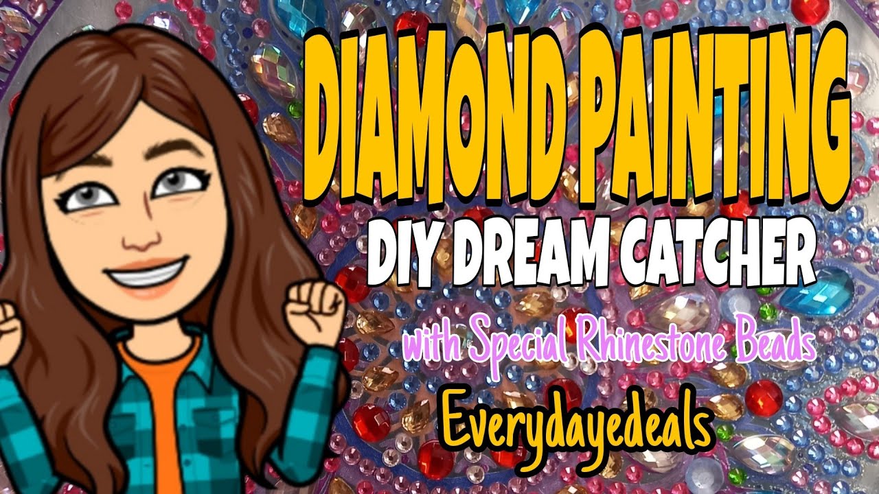DIAMOND PAINTING | DIY DREAM CATCHER | Coupon Code: SHIELA  #everydayedeals