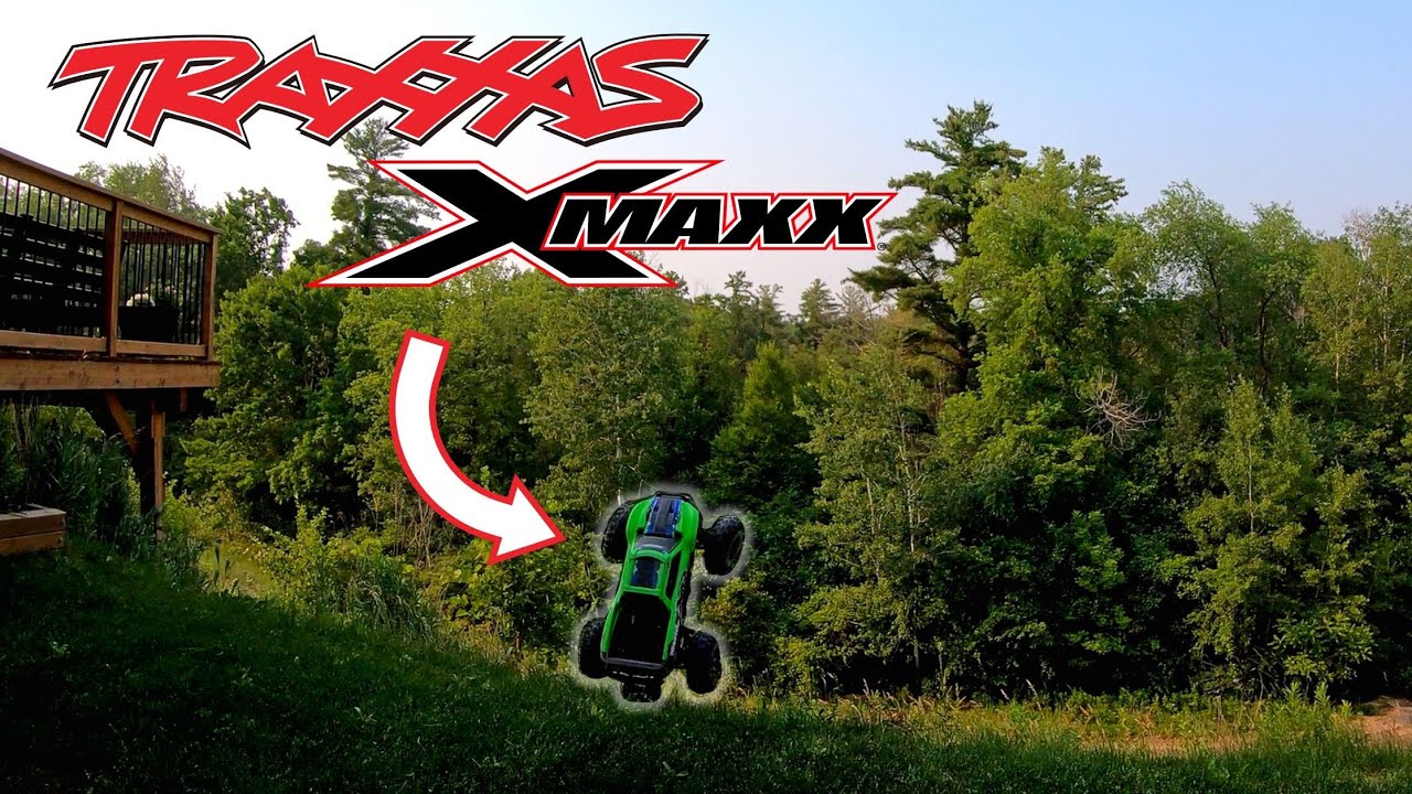 Traxxas Xmaxx Falls off a Cliff!