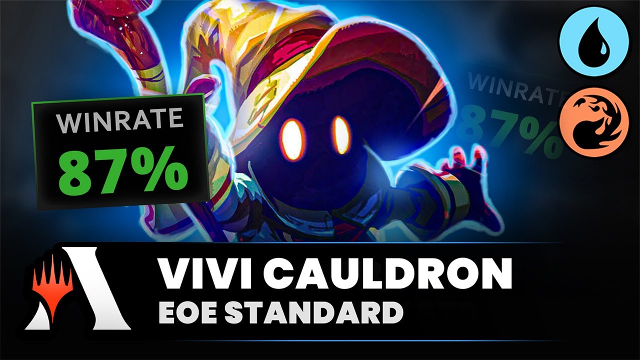 💧🔥 DECK INSANO, WIN-RATE INSANA! | VIVI CAULDRON no STANDARD! (Magic Arena)