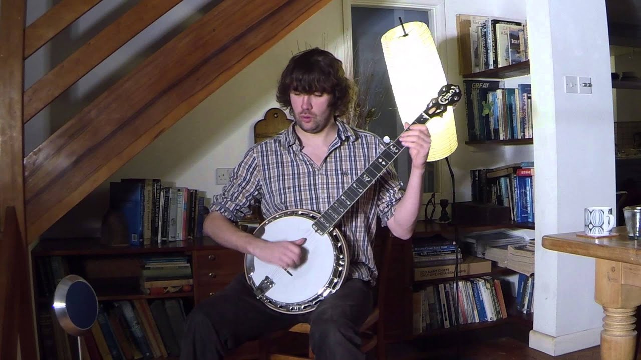 Dan Walsh playing a Cornish Banjo Company banjo - 'Funky Haystack'